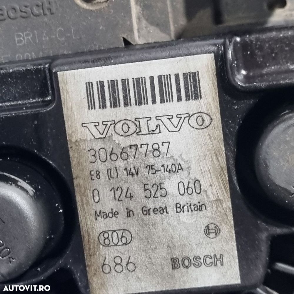 Alternator Volvo XC90 Facelift 2.4 Diesel 2005 - 2012 185CP 2401CC D5244T4 Euro4 (1435) ... - 4