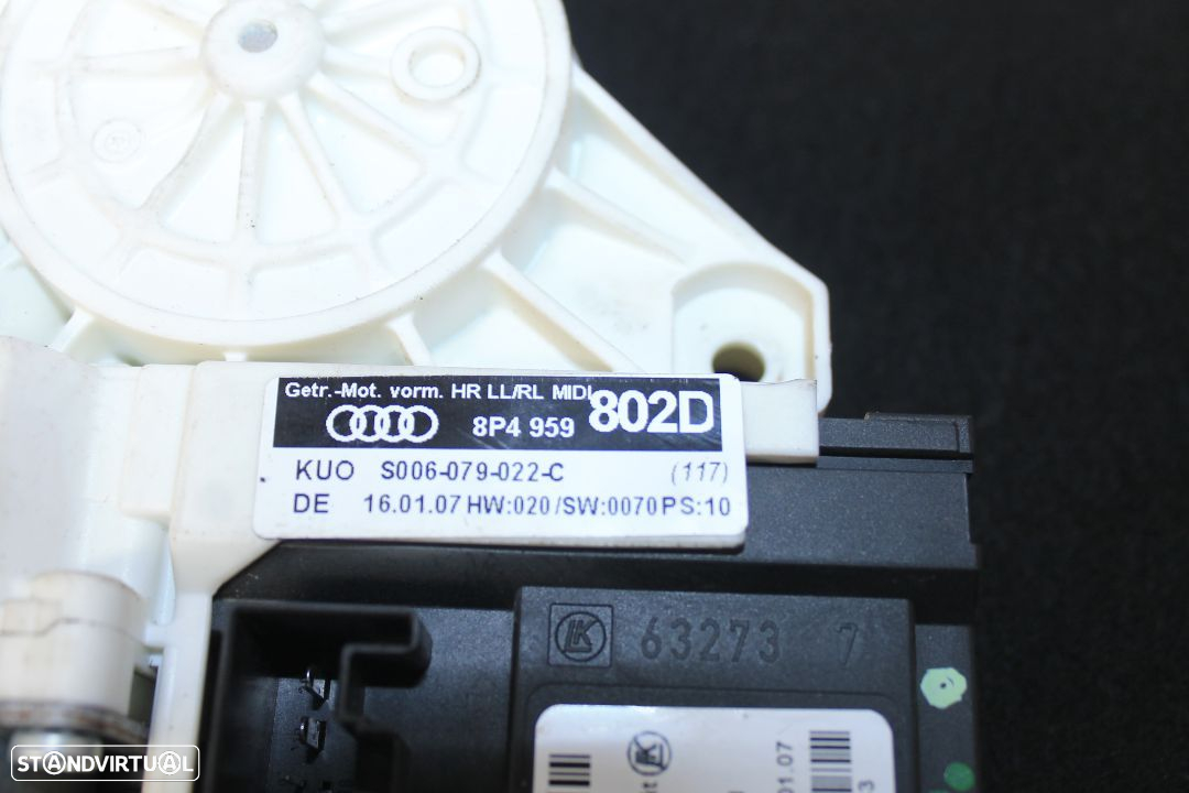 Motor Elevador Vidro Audi A3 8P - 4