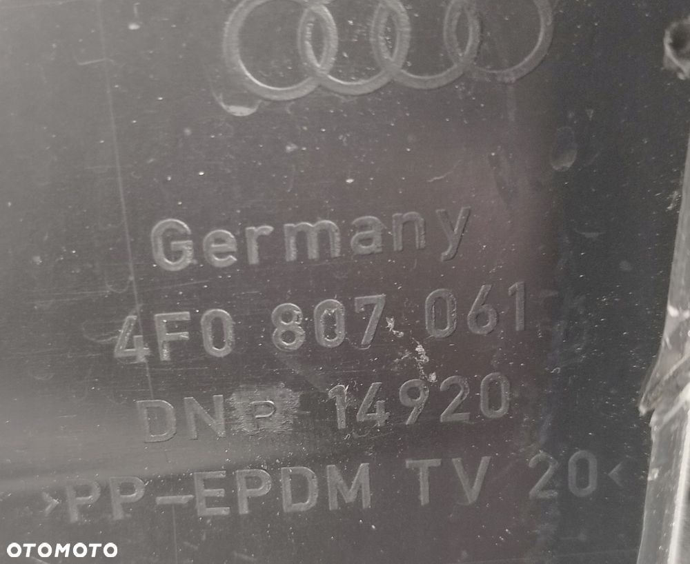 AUDI A6 C6 ALLROAD DOKŁADKA SPOILER ZDERZAKA PRZÓD 4F0807061 ORG - 8