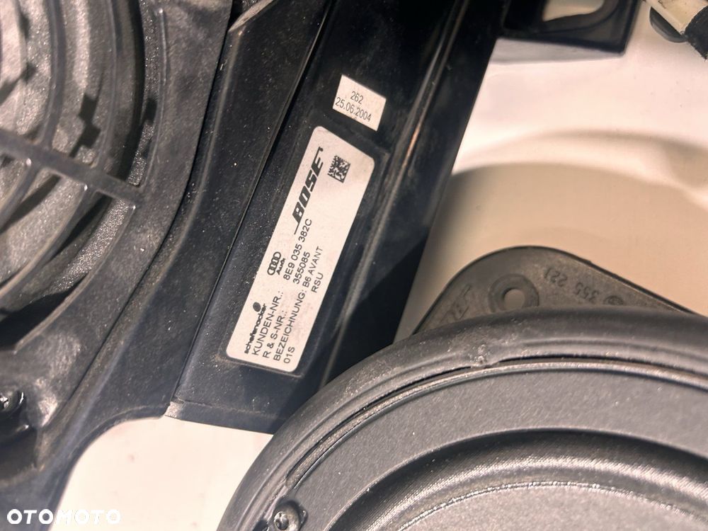 Nagłośnienie bose kombi kompletne z wiązką Audi A4 B6/B7 - 5