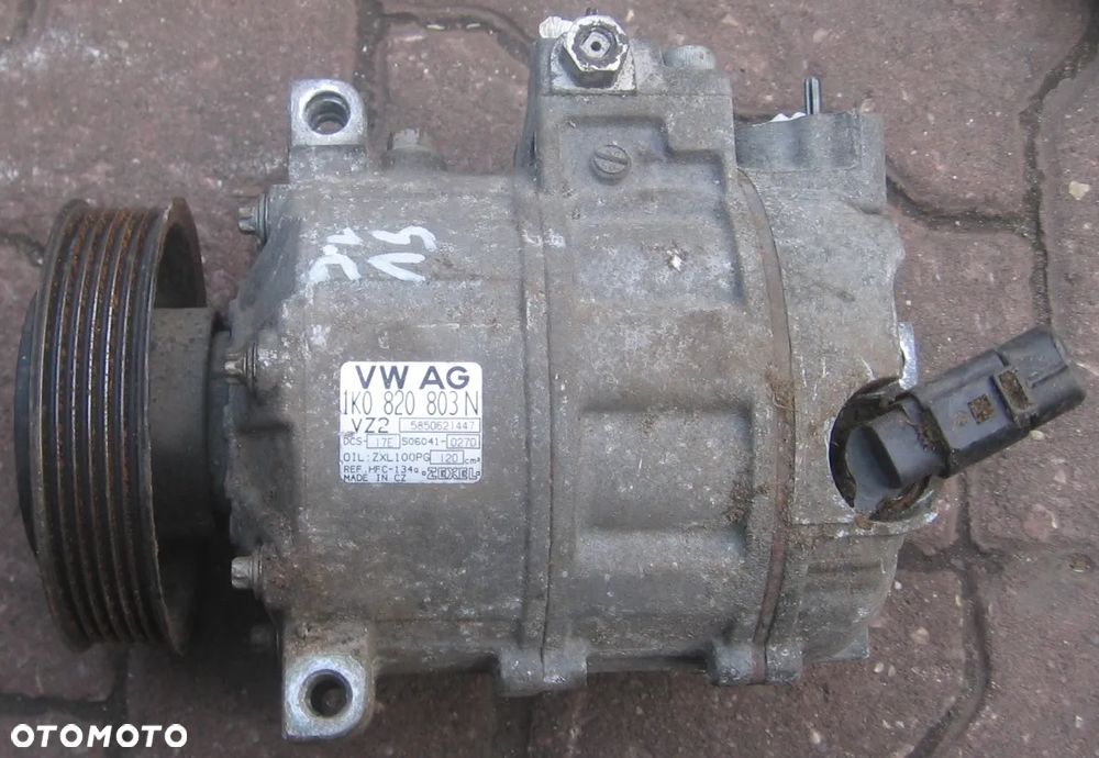 kompresor klimatyzacji AUDI A3 GOLF V OCTAVIA II 1K0820803N sprężarka - 1