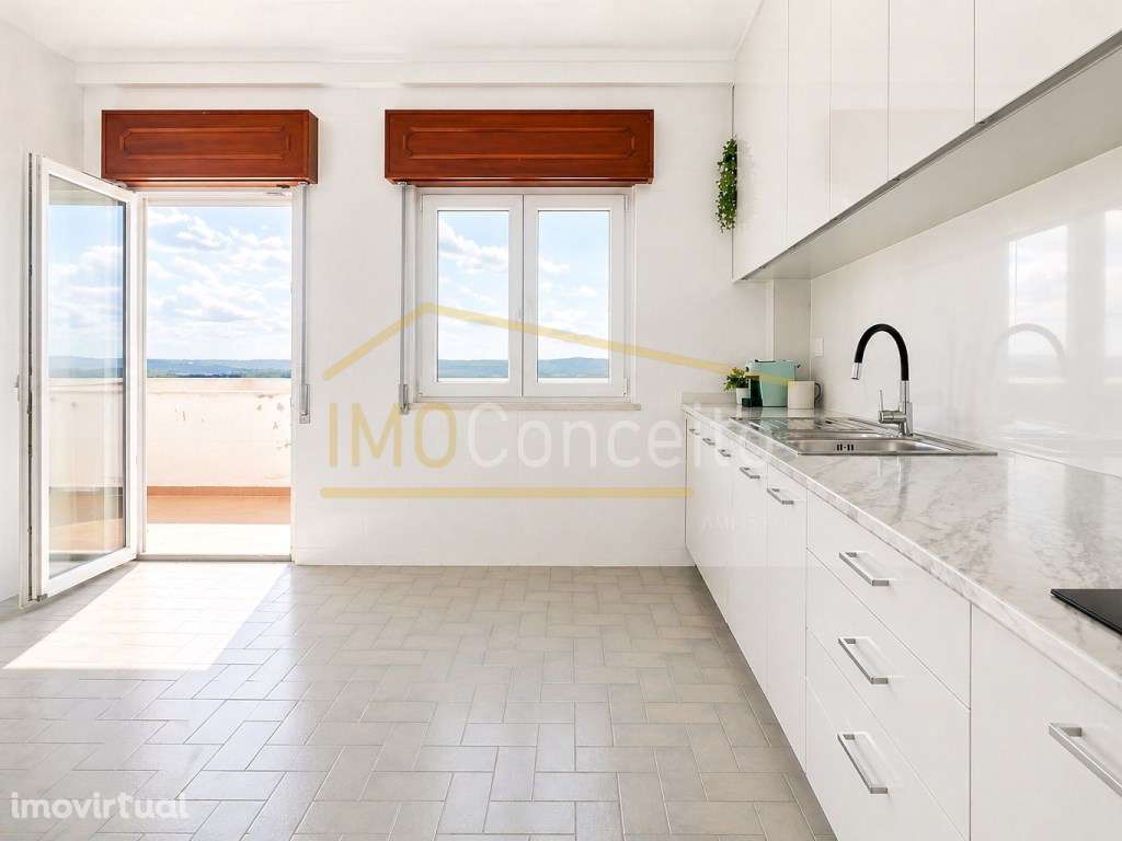 APARTAMENTO T3 ÚNICO COM VISTA DESLUMBRANTE PARA O TEJO || ABRANTES - Grande imagem: 4/30