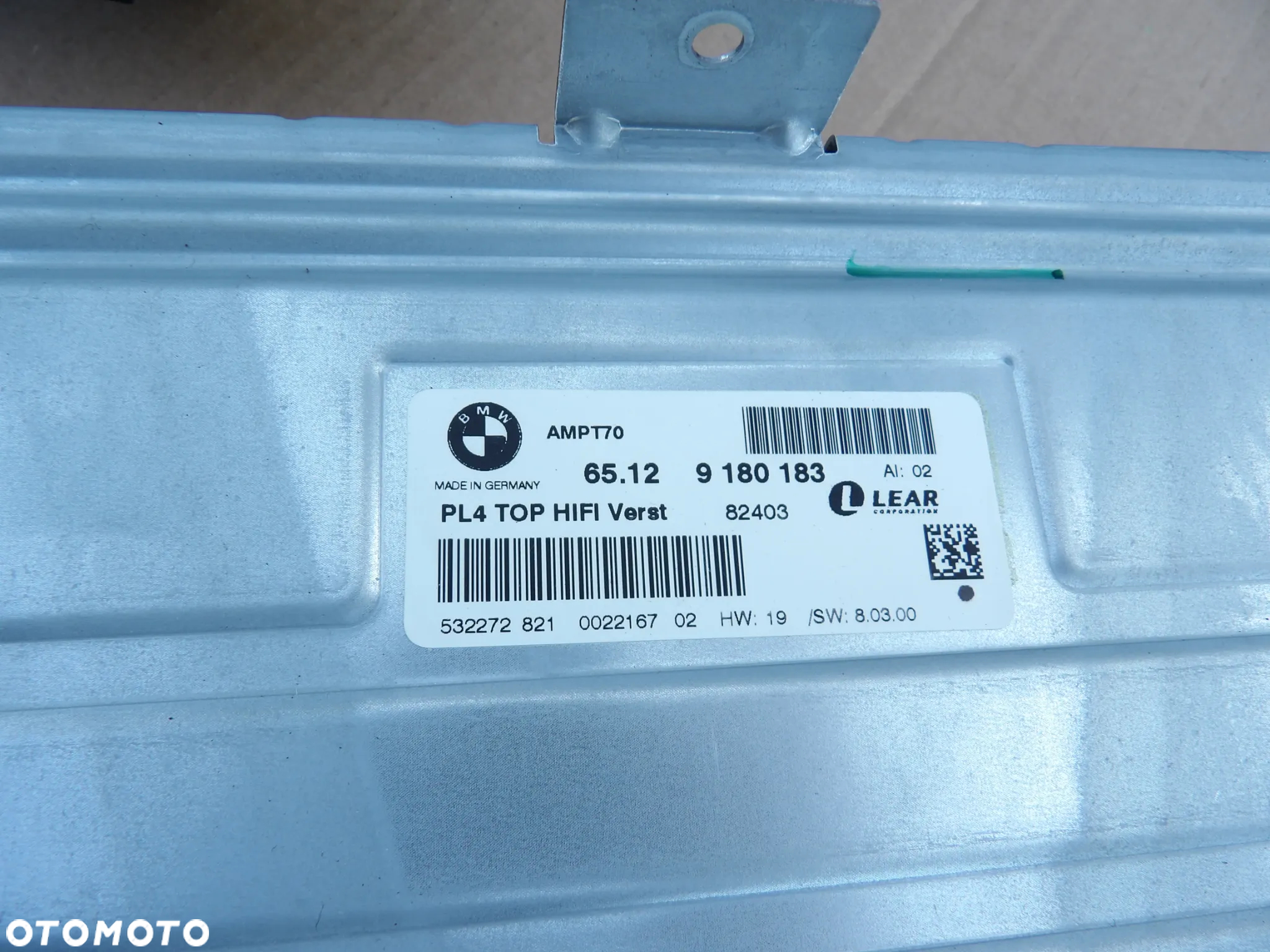 BMW - E71,X6 - KOMPLETNE NAGŁOŚNIENIE HIFI - AUDIO - 9180183  9112472  9112491  9112470 - 4