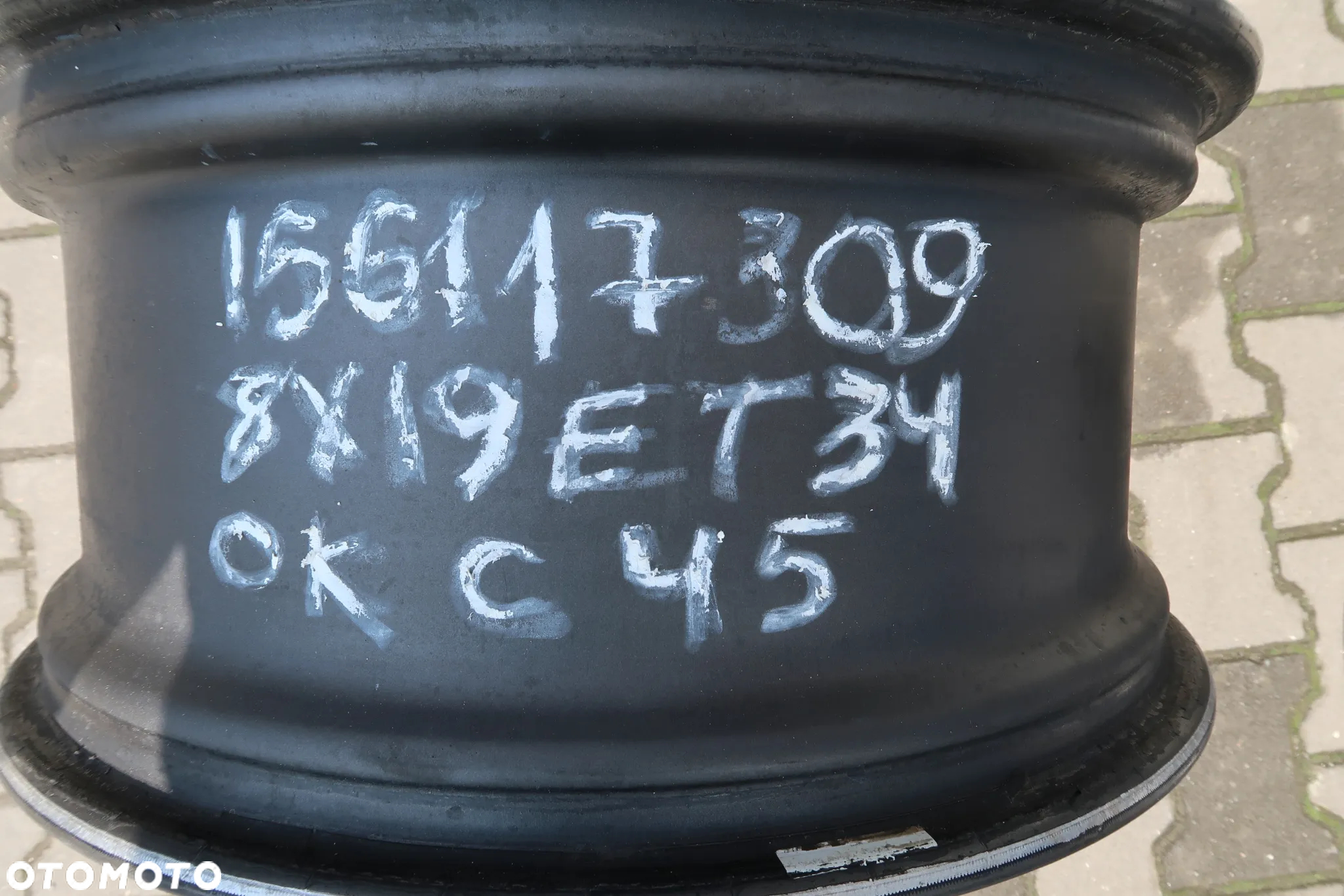 C45 FELGA ALUMINIOWA ALFA ROMEO 8X19ET34 - 9