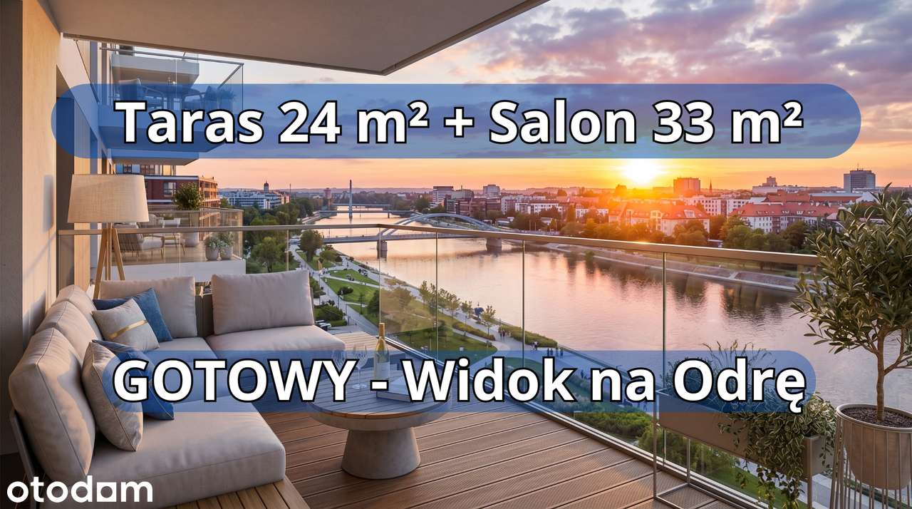 Ostatnie z takim Widokiem na Odrę - OCHRONA- PREMIUM- Do Negocjacji