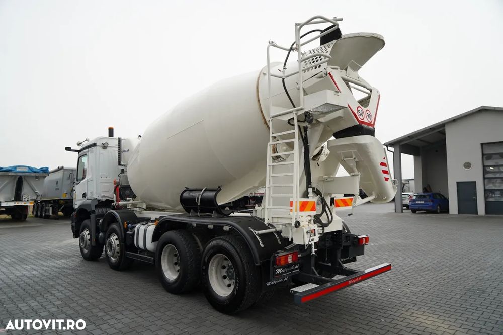 Mercedes-Benz AROCS 3240 / 9M3 BETONIERĂ / 8x4 / BETONIERĂ / AUTOMATĂ / CAMERĂ / JANTE DIN ALIAJ / - 4