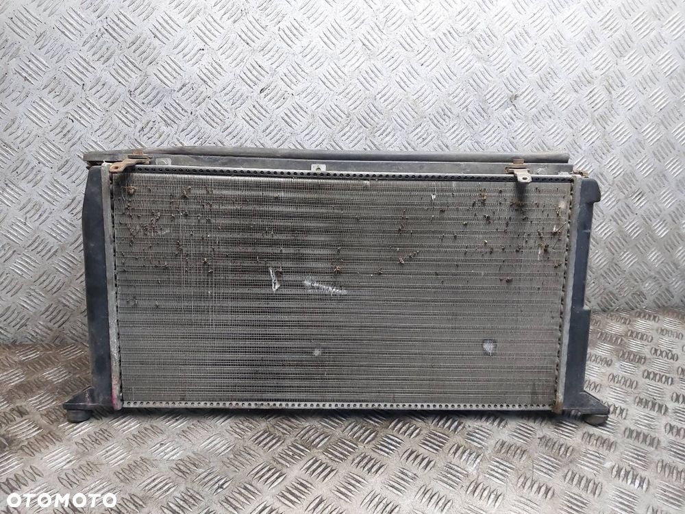 CHŁODNICA WODY + WENTYLATOR AUDI 80 B4 2.0 8V 811959455G - 3