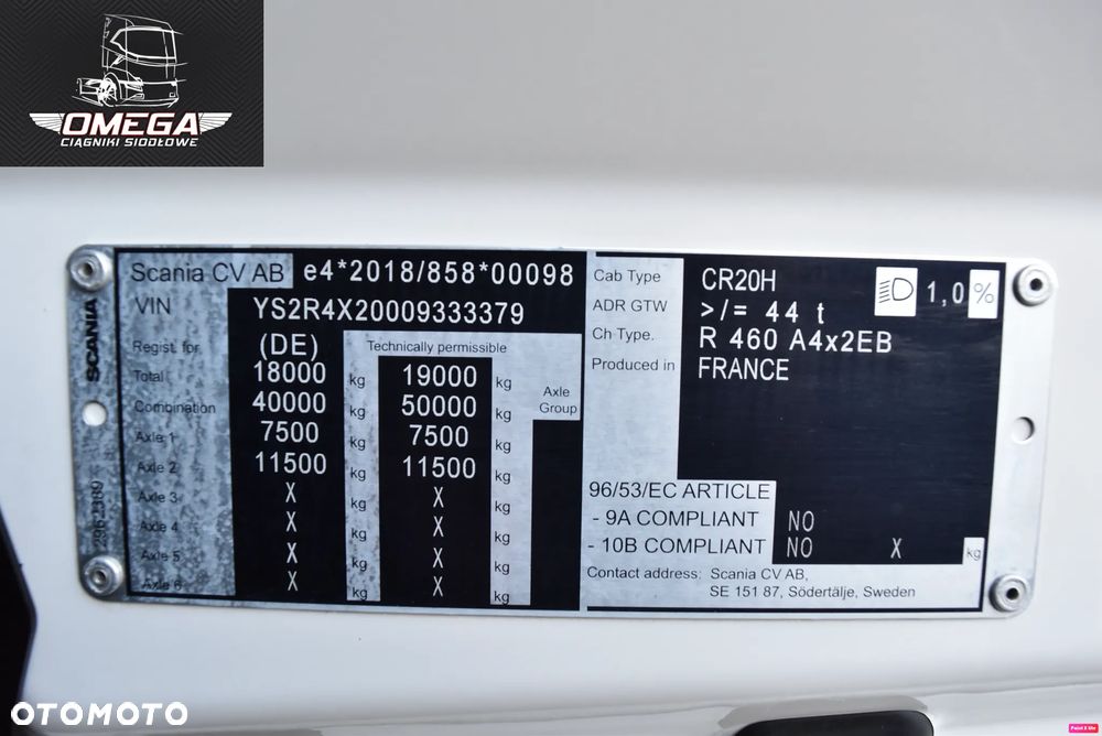 Scania 460 R /  MEGA Low Deck / R 460 / R460 / Full LED// Nawigacja // Klima postojowa // Spr z Niemiec - 5