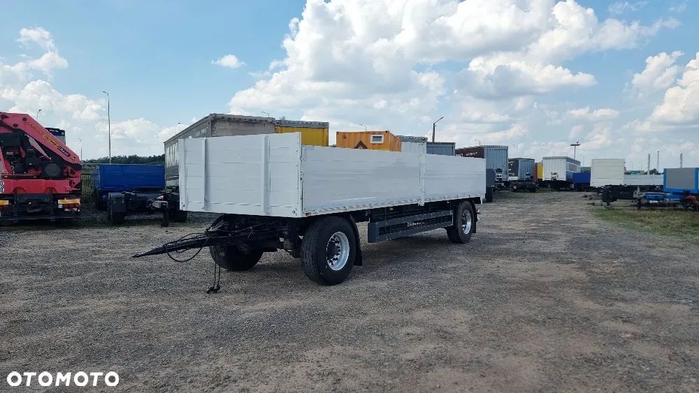 Meusburger 36.500zł netto PRZYCZEPA 7.30M BUDOWLANKA 2014 ROK ST.BDB MOŻLIWOŚĆ TRANSPORTU - 1