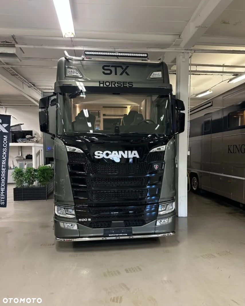 Scania S500, Koniowóz STX, 2x pop-out, pop-up 5/6 koni - 2