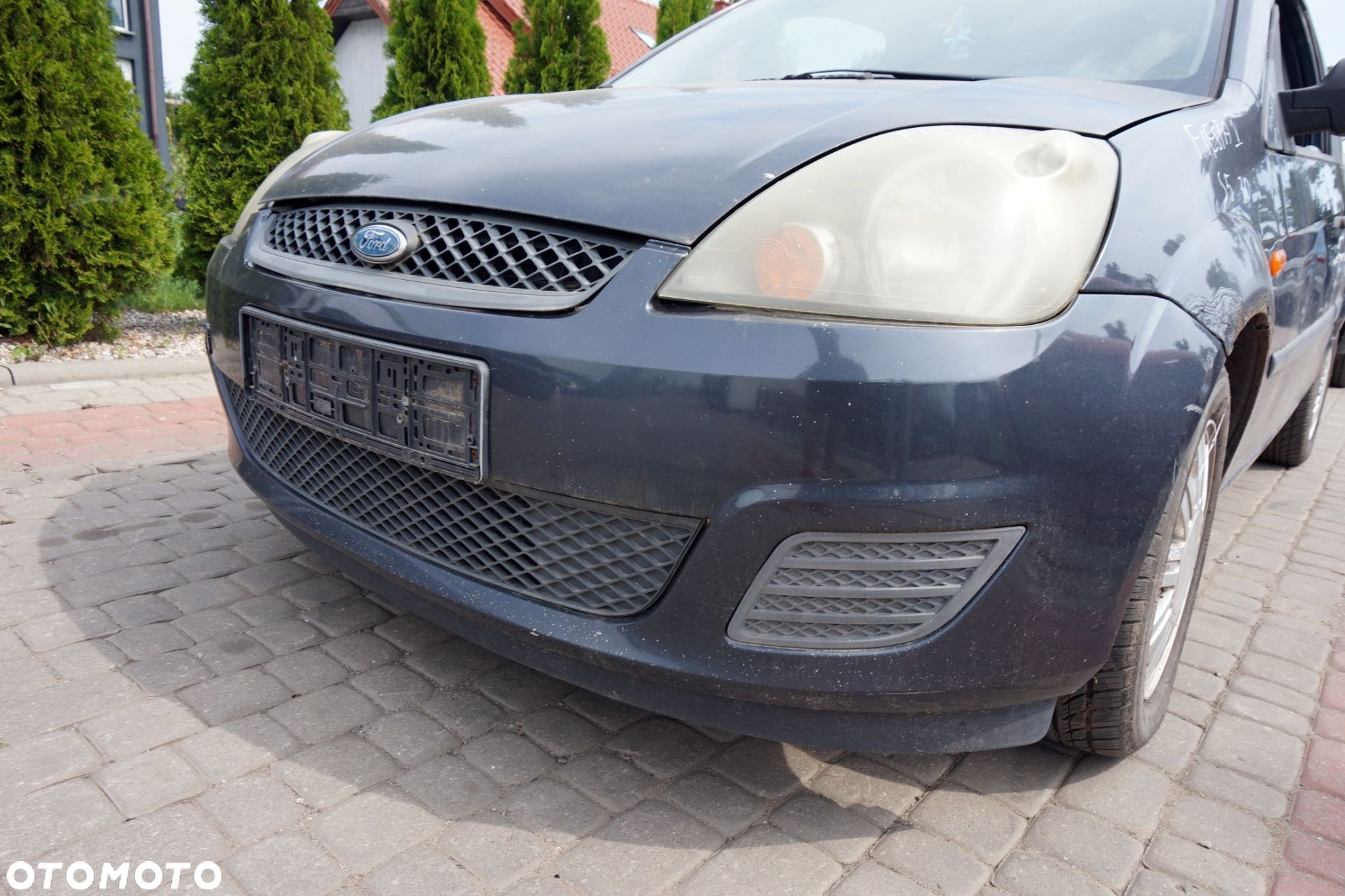 MASKA ZDERZAK BŁOTNIKI LAMPY FIESTA V MK5 LIFT S5  FORD 2005-2008 SZARY SEA GREY PRZÓD KOMPLETNY - 9