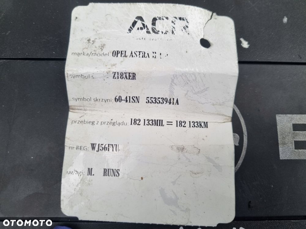 SILNIK Opel Astra III H 1.8 16V 140KM udokumentowane 182tyś Z18XER - 9