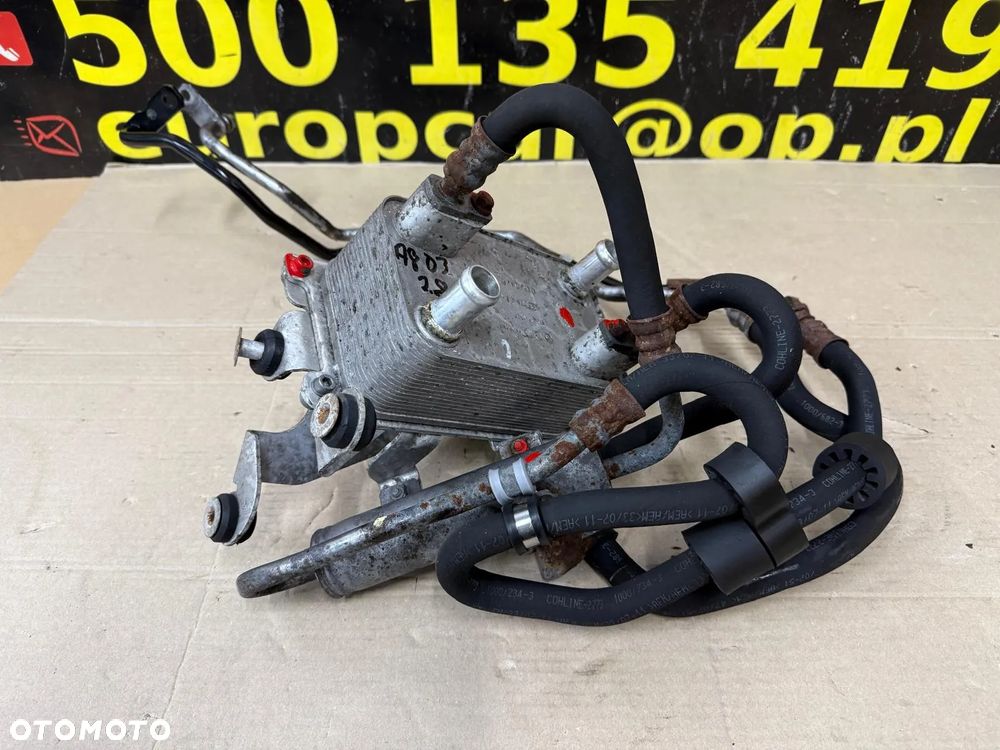 AUDI A8 D3 2.8 FSI CHŁODNICA OLEJU SKRZYNI PRZEWODY 4E0317021E 4E0317817N - 3