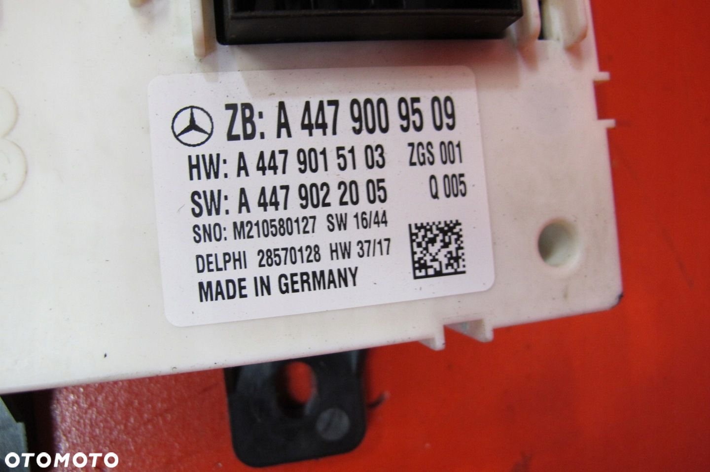 MERCEDES VITO III W447 LIFT 447 MODUŁ STEROWNIK SAM A4479009509 - 2