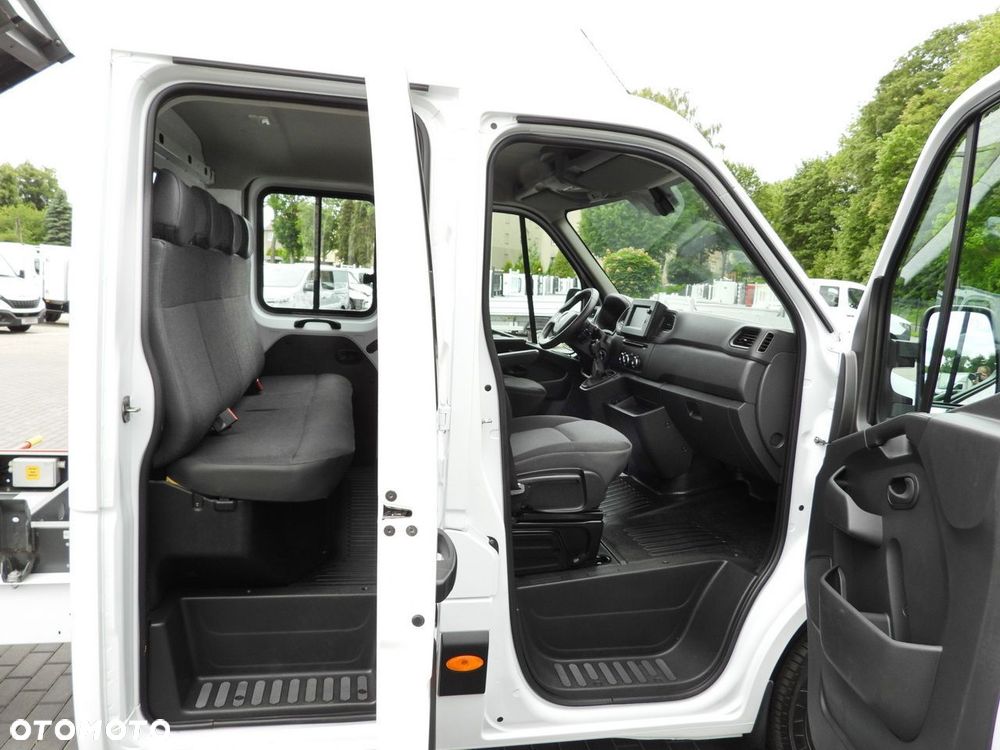 Renault MASTER WYWROTKA PODWÓJNA KABINA DOKA 6 MIEJSC TEMPOMAT NAWIGACJA LEDY KLIMATYZACJA  145KM - 36
