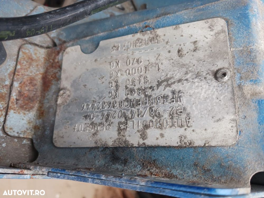 Capac plafon decapotare Peugeot 307 1 [2001 - 2005] 2.0 benzina RFN ( - 9