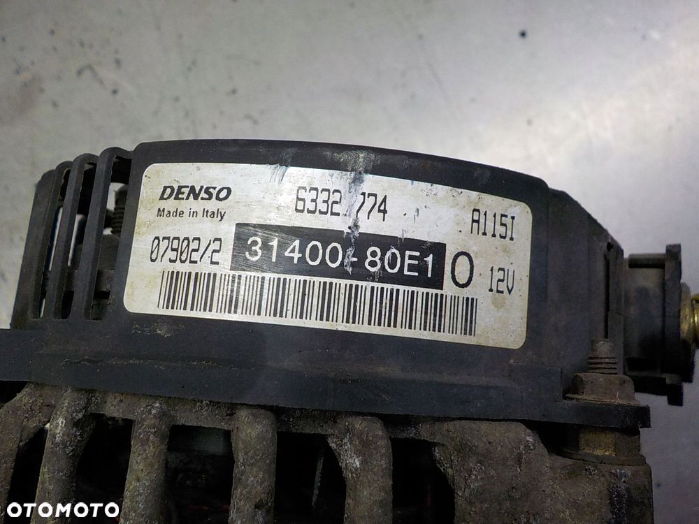 SUZUKI SWIFT 1.0 B ALTERNATOR 31400-80E1 63327774 - 2