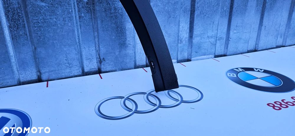 BMW X6 E71 Listwa błotnika Nakładka Hokej Osłona Błotnik Błotnik tył lewy tylna lewa Osłona nadkola tylna lewa 7176329 - 8