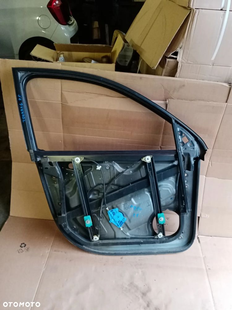 Mechanizm podnośnik ramka szyby Drzwi prawy przód VW Touareg - 1