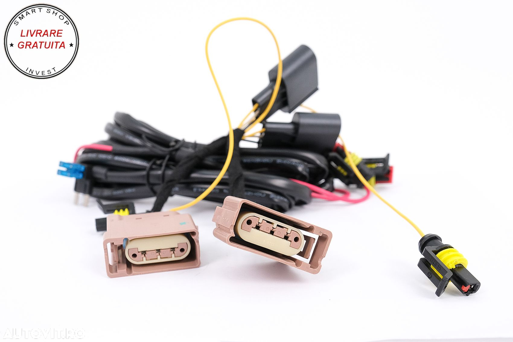 Faruri Full LED Ford Mustang V Pre-Facelift (2005-2009) Negru cu Semnal Dinamic Se- livrare gratuita - 17
