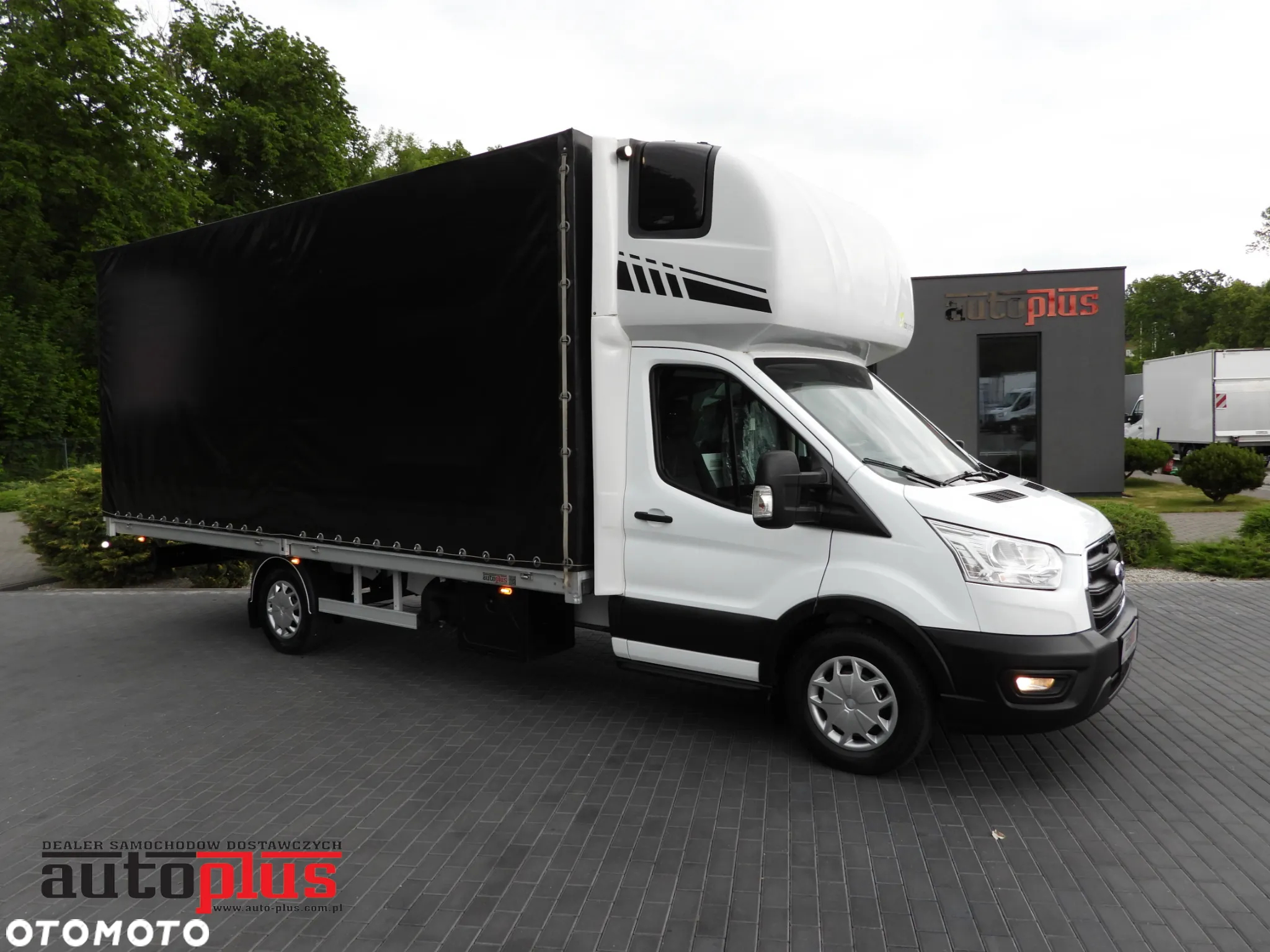 Ford TRANSIT  PLANDEKA 10 PALET WEBASTO TEMPOMAT LEDY PNEUMATYKA KLIMATYZACJA 160KM [ M38701 ] - 2