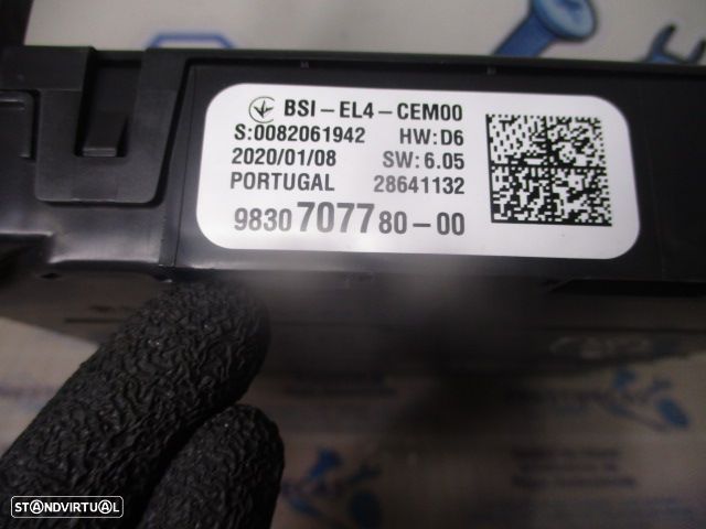 Centralina 9832694380  0281035365  983070778000 CITROEN C4 GRAND PICASSO 2 2020 1.5HDI 130CV 5P CINZA BOSCH - 8