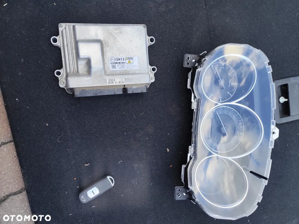 Mazda Cx5 2.2 zestaw startowy sterownik kluczyk stacyjka zegary - 2