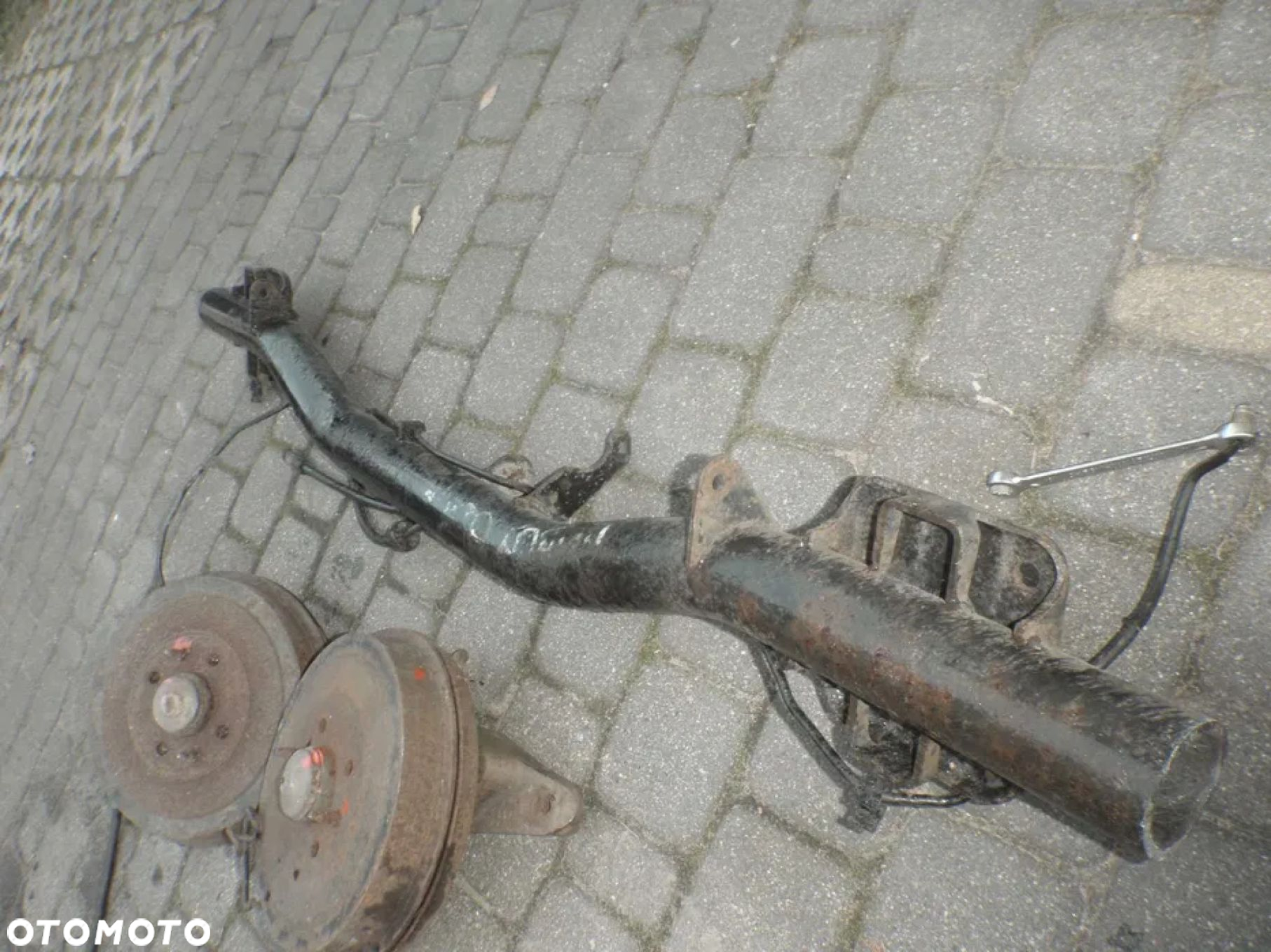 belka ośka czop piasta mocowanie do resora przyczepa przyczepka - 2