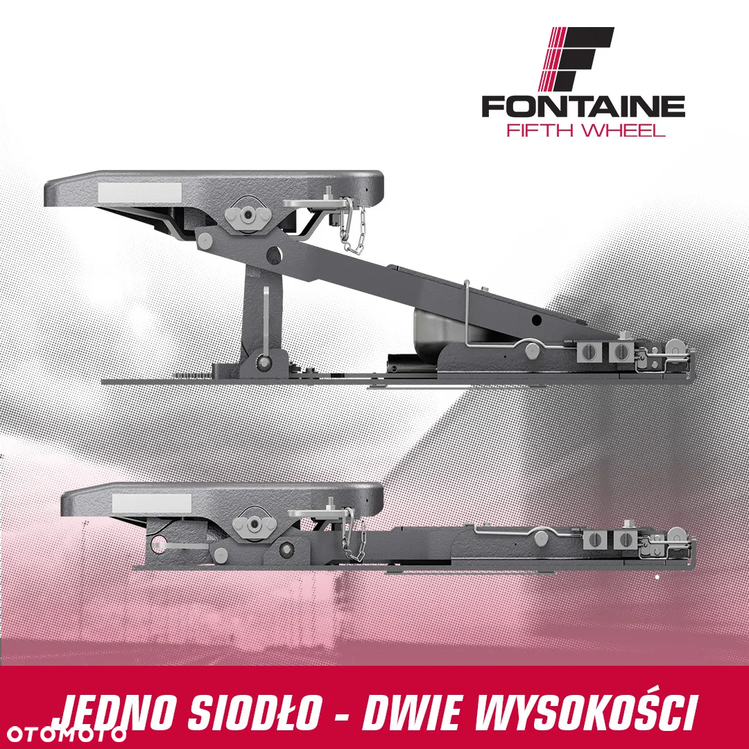 Siodło INTERMODALNE  -  Podnoszone /podwójnej wysokości / regulowane Fontaine  NOWE - 3