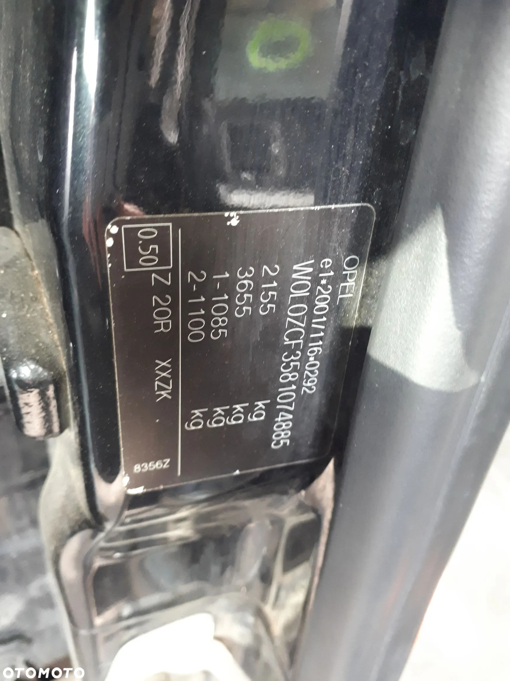 OPEL VECTRA C LIFT KOMBI 05-08 1.9 CDTI KLAPA TYŁ BAGAŻNIKA Z20R - 17