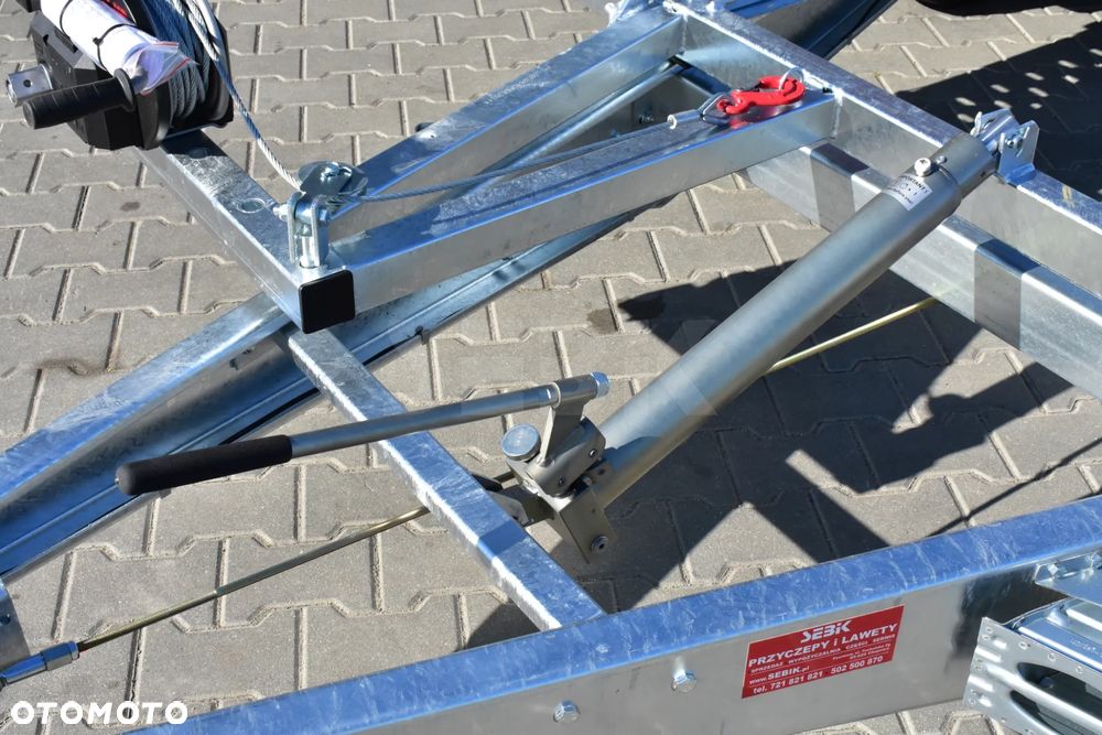 Brenderup SUPER MOCNA LAWETA 2513 GT Uchylana hydraulicznie. - 14
