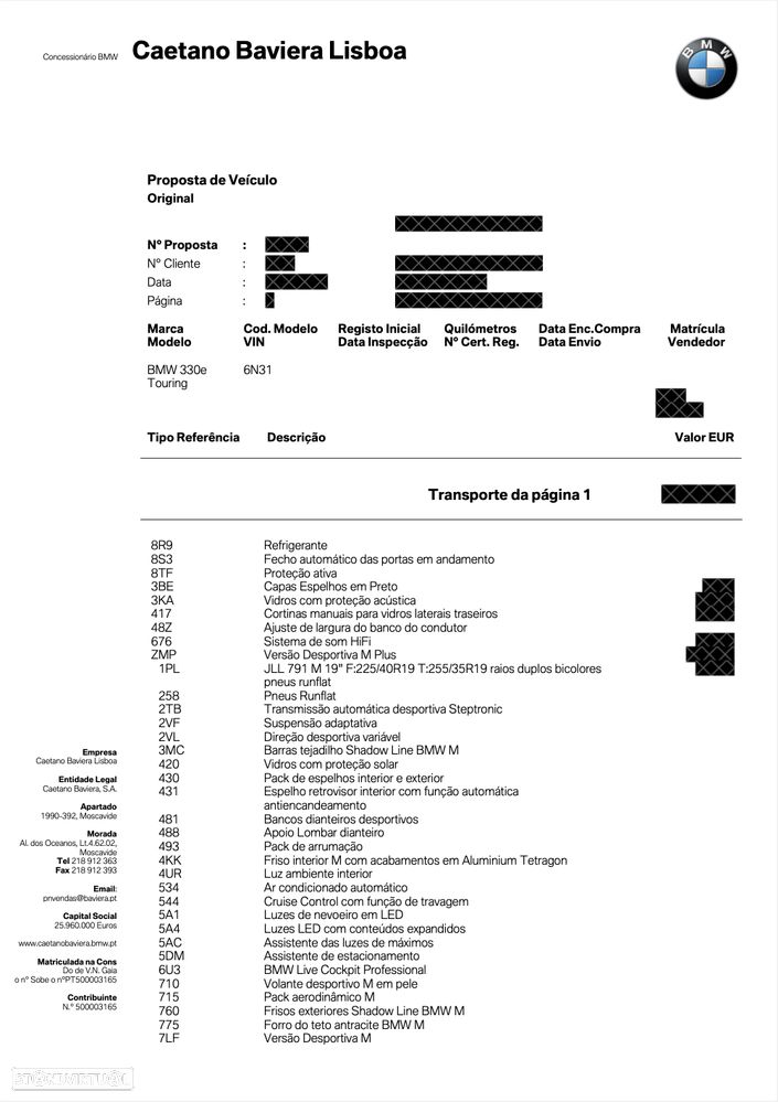 BMW 330 e Pack Desportivo M Auto - 36