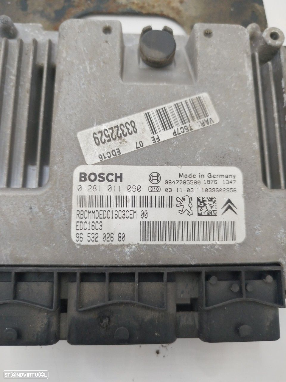 Kit Centralina/ Kit Imobilizador Peugeot 307 Break (3E) - 3