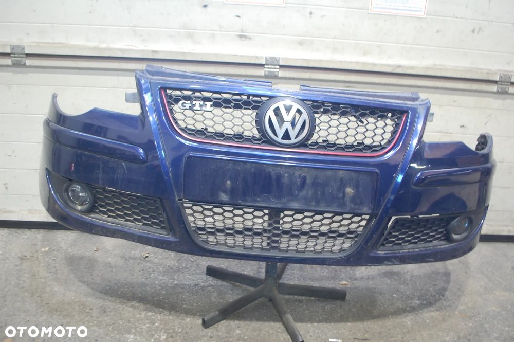 ZDERZAK PRZÓD PRZEDNI KOMPLETNY HALOGENY VW POLO IV 9N3 LIFT GTI LD5Q - 1