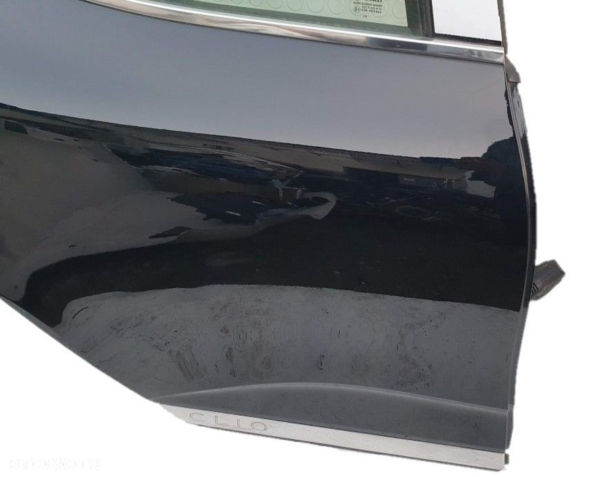 RENAULT CLIO 5 V DRZWI TYŁ TYLNE PRAWE LISTWA SZYBA JAK NOWE TEGNE W KOLOR - 4