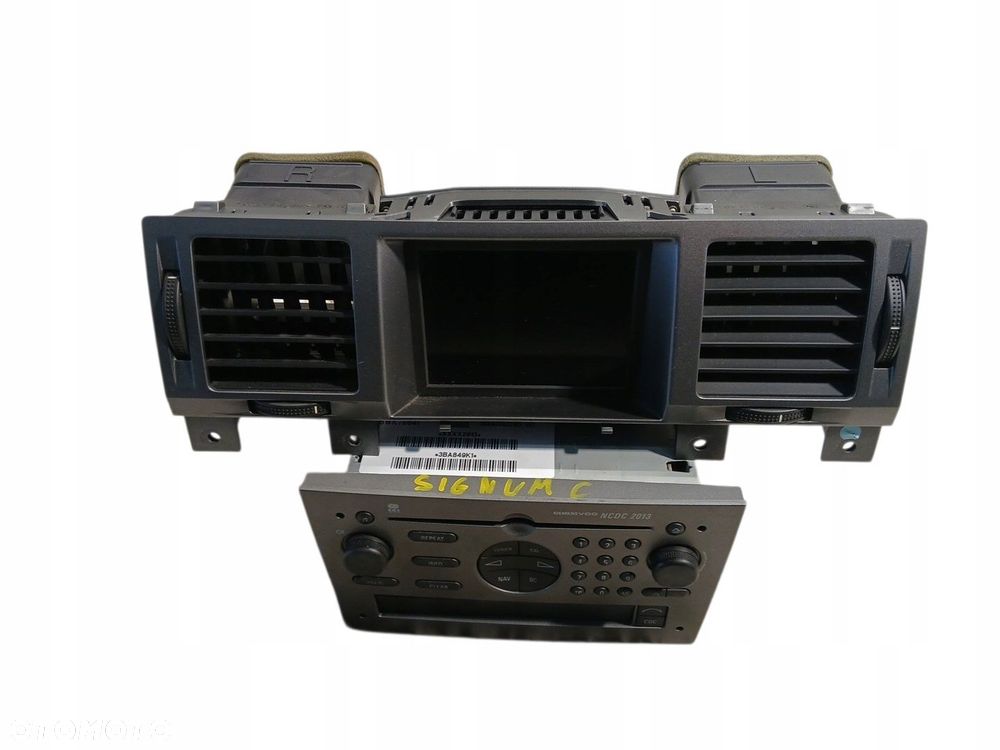 radio cd wyświetlacz kratki nawiewu opel signum 13138250 313203739 - 1
