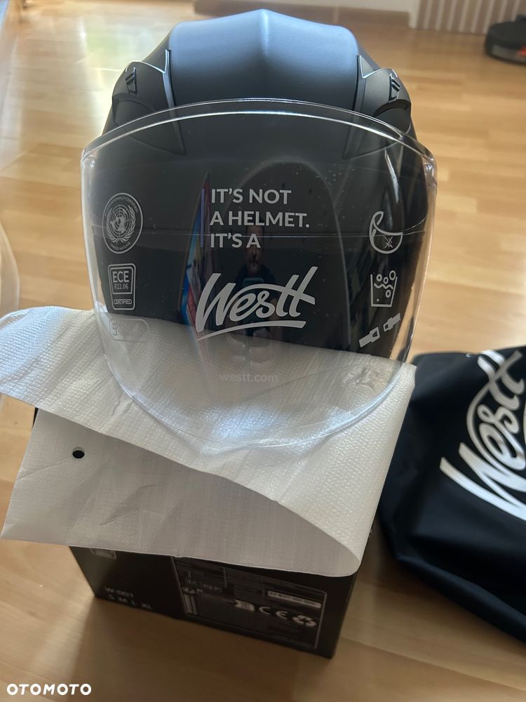 Kask motocyklowy nowy rozmiar M -57/58 - 3