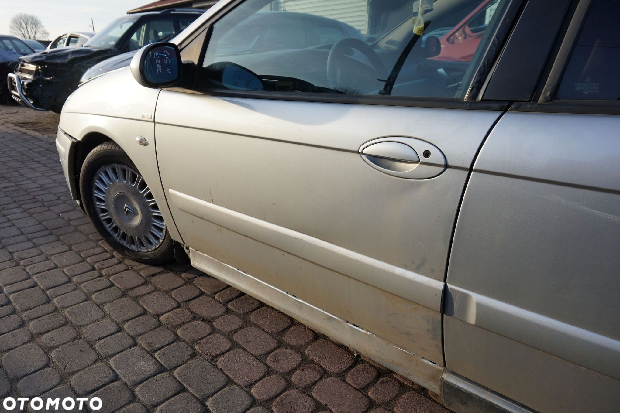 DRZWI PRZEDNIE LEWE C5 II LIFT KOMBI EZRC  SREBRNY CITROEN 2004-2007 - 4