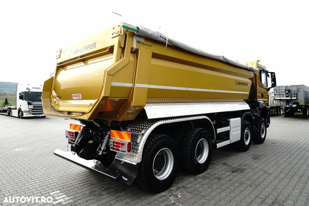 MAN TGS 41.480 / 8X6 / BASCULATOR / S1 - BASCULATOR SPATE / AUTOMAT / NOU-NOUȚ / DISPONIBIL IMEDIAT / ECHIPAMENTE BOGATE / AUR METALIZAT / - 9