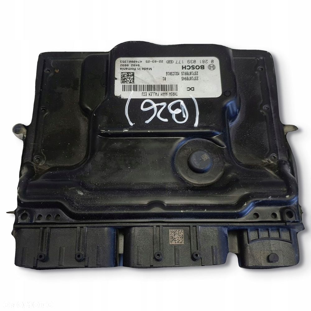 Dacia Duster II 1.5 DCI STEROWNIK SILNIKA komputer MODUŁ 0281039177 - 1