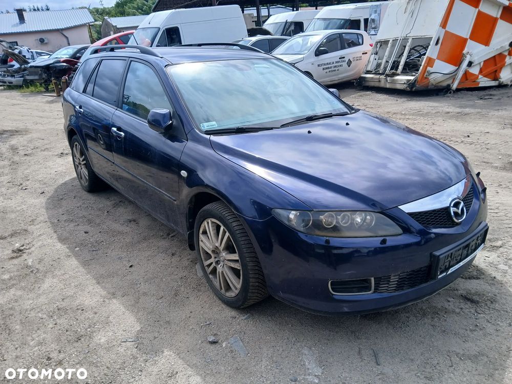 mazda 6 25e maska zderzak lampa grill błotnik drzwi zbiornik paliwa szyba lusterko klamka klapa - 2