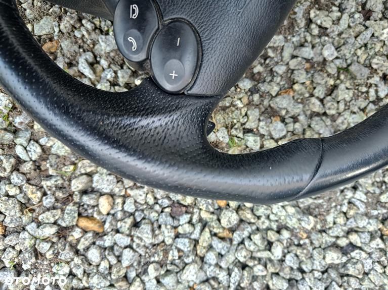 MERCEDES W209 CLK W211 LIFT W219 CLS KIEROWNICA AMG CZARNA SKÓRZANA ŁOPATKI - 8