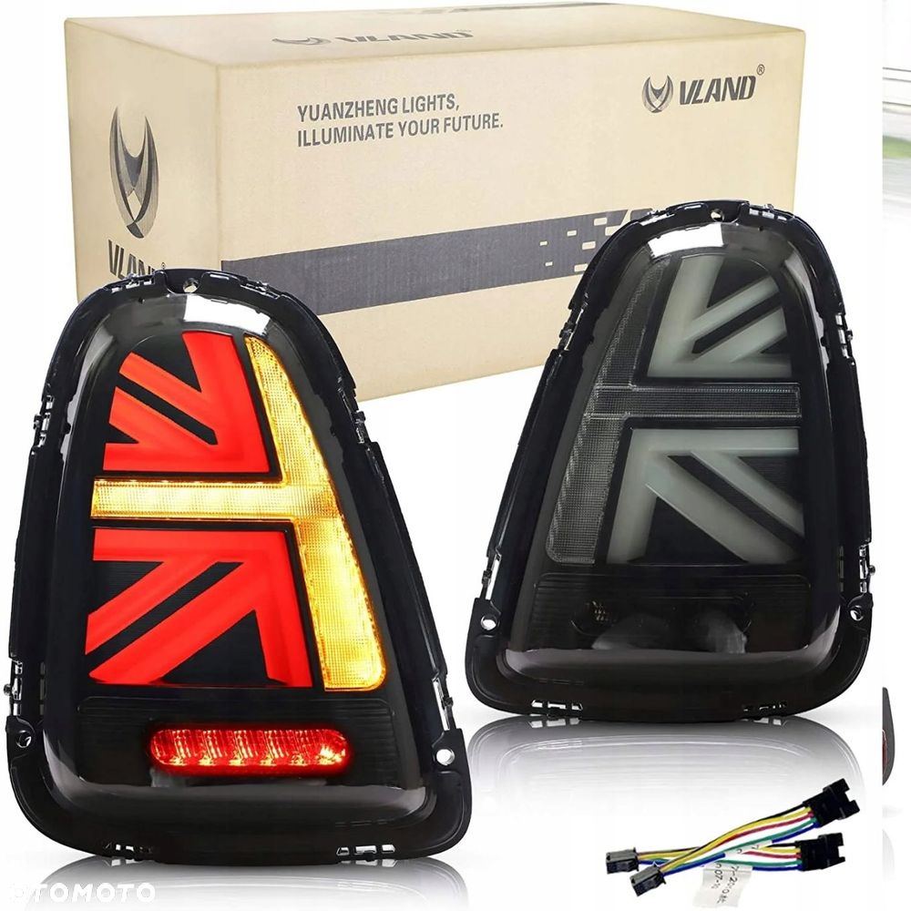 lampy tyl kpl vland full led smoke union tuning mini cooper r56 r57 r58 r59 - 2