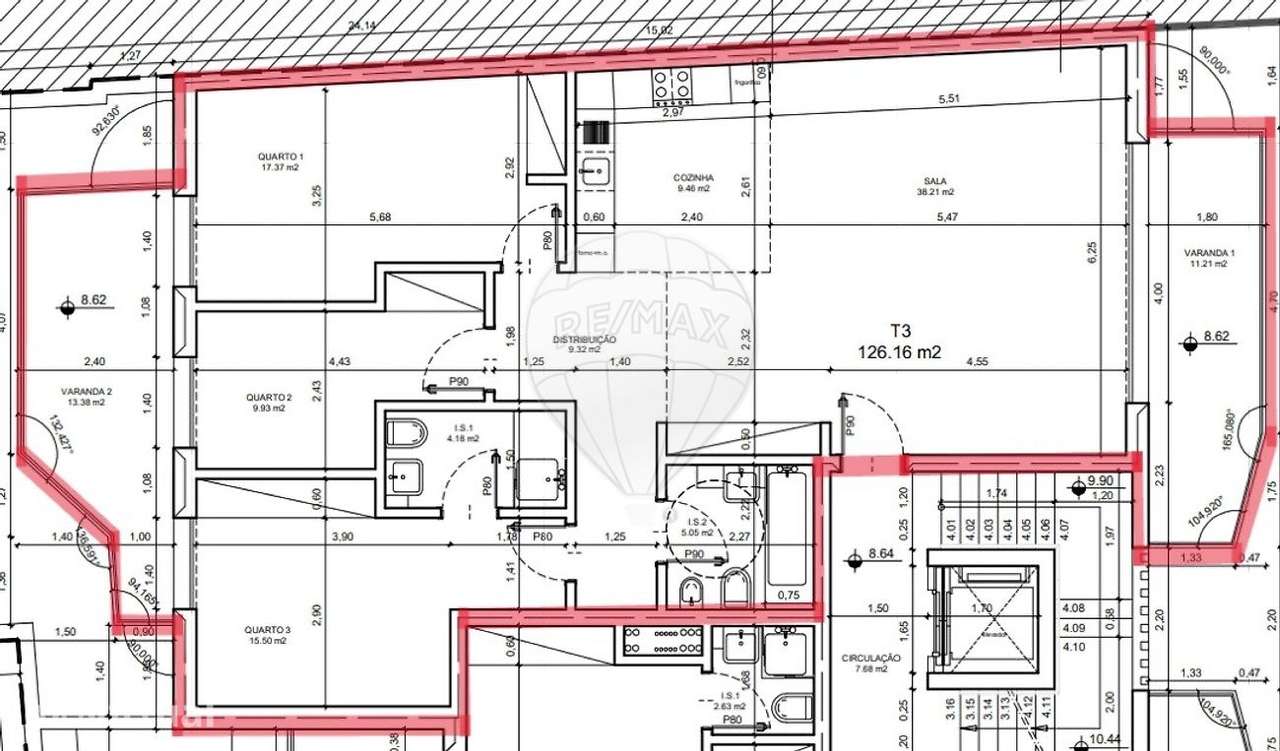 Apartamento T3 para venda - Grande imagem: 4/4