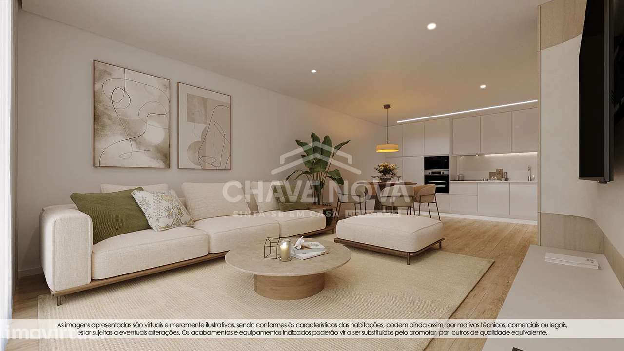 T1 Novo c/ Lugar de Garagem em Santa Marinha (Devesas) - Grande imagem: 2/19