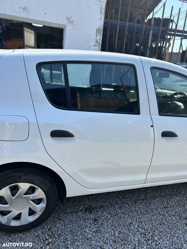 Usa Dreapta Spate Dacia Sandero 2 Facelift 2016 - 2020 Hatchback 4 Usi ALB (1327) - 1