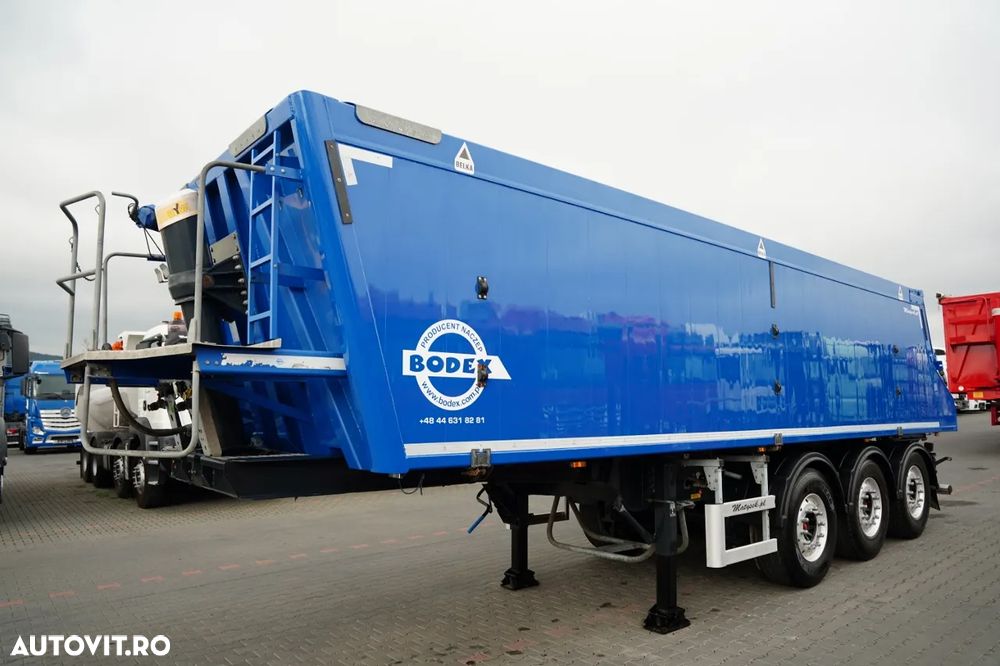 Bodex BASCULĂ  31 m3 / ALUMINIU / AXĂ RIDICATĂ / SAF / JANTE DIN ALIAJ / - 4