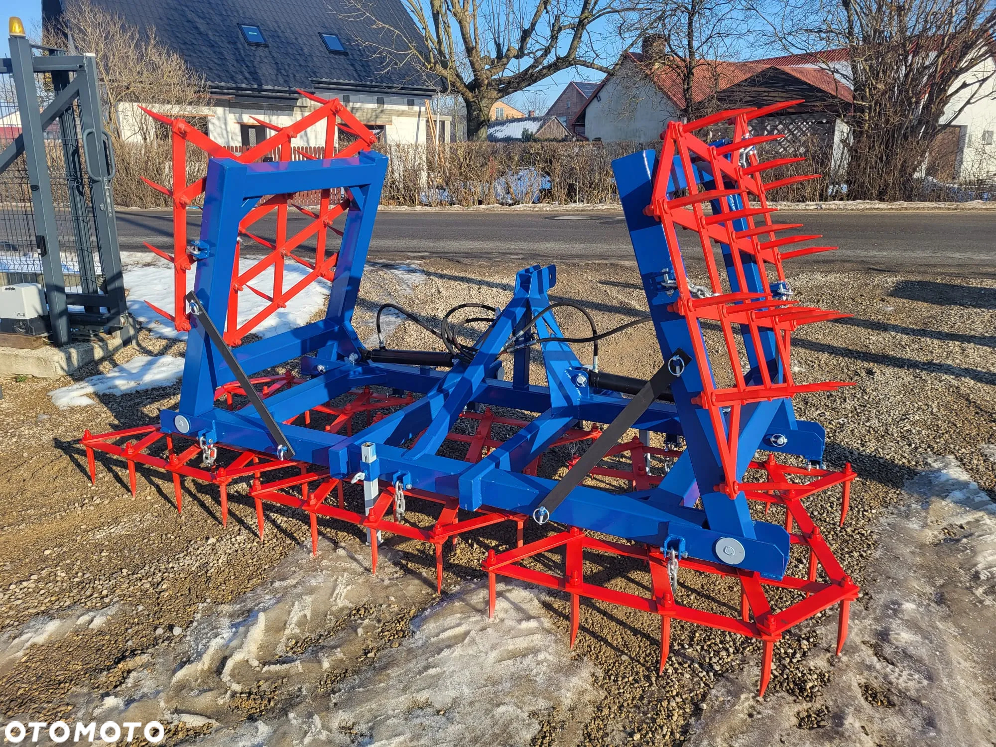 BRONY POLOWE HYDRAULICZNIE składane CIĘŻKIE *5pól *2 siłowniki *20 ząb - 9
