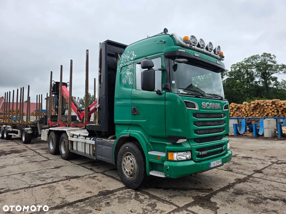 Scania R580 6x4 do lasu przewozu drewna - 2