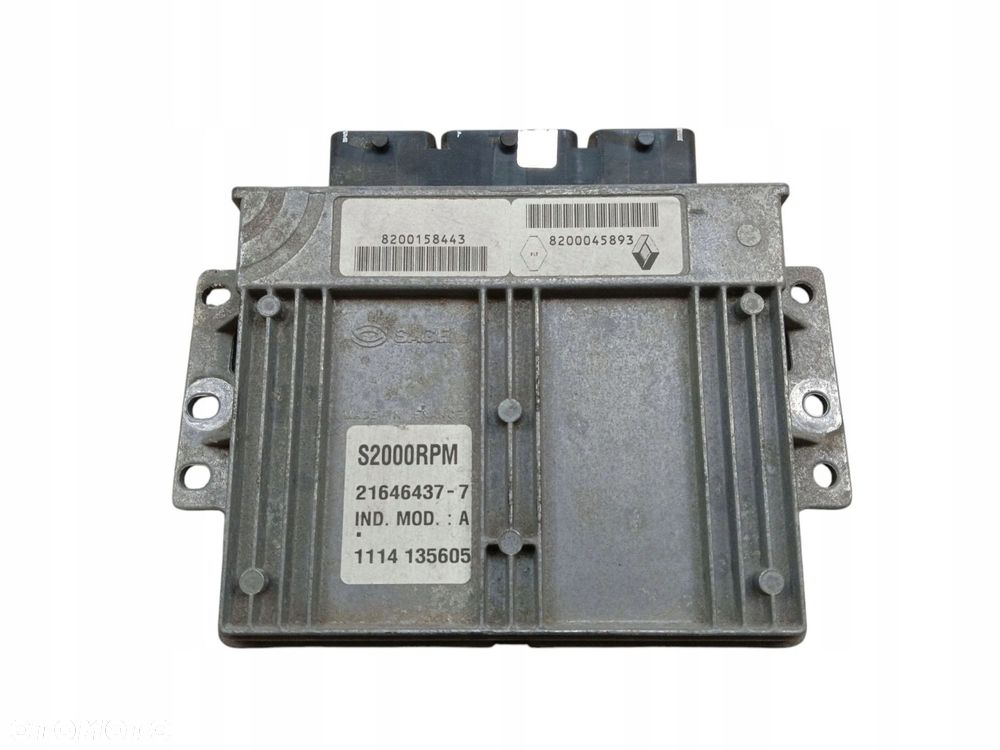 KOMPUTER STEROWNIK SILNIKA RENAULT LAGUNA II (2001-2005) 1.8 16V 120KM 8200158443, 8200045893 - 3
